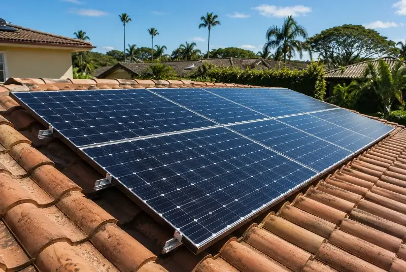 Installation de panneaux solaires à Marcellaz